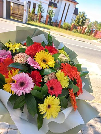 Букет цветов из: Герберы в Муравленко